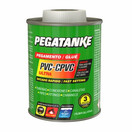 Ragasztó PEGATANKE PVC-CPVC Ultra 475 ml MOST 17124 HELYETT 10252 Ft-ért!