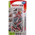   Fali dugók és csavarok Fischer duopower Fali dugók és csavarok 18 egység (5 x 25 mm) MOST 7085 HELYETT 3712 Ft-ért!