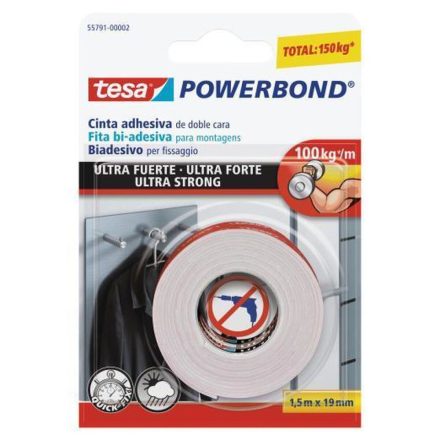 Ragasztószalag TESA Powerbond Ultra Strong (19 mm x 1,5 m) MOST 13821 HELYETT 8276 Ft-ért!