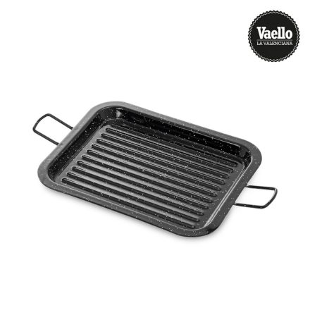 Barbecue Vaello 75461 Fekete Zománcolt acél 27 x 21 cm MOST 8631 HELYETT 4845 Ft-ért!