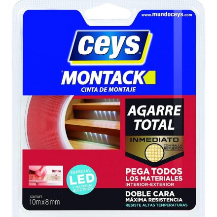 Ragasztószalag Ceys Montack (10 m x 8 mm) MOST 14726 HELYETT 8813 Ft-ért!