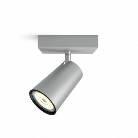 LED spotlight Philips Foco Ezüst színű Alumínium 10 W 10,2 x 10,2 x 9,2 cm MOST 23180 HELYETT 15609 Ft-ért!