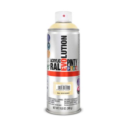 Spray festék Pintyplus Evolution RAL 1014 400 ml Elefántcsont MOST 6551 HELYETT 3679 Ft-ért!