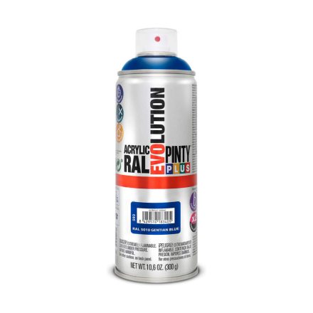 Spray festék Pintyplus Evolution RAL 5010 400 ml Gentian Blue MOST 6551 HELYETT 3679 Ft-ért!