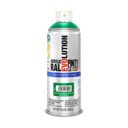 Spray festék Pintyplus Evolution RAL 6029 Vízbázis Mint Green 400 ml MOST 11362 HELYETT 6374 Ft-ért!