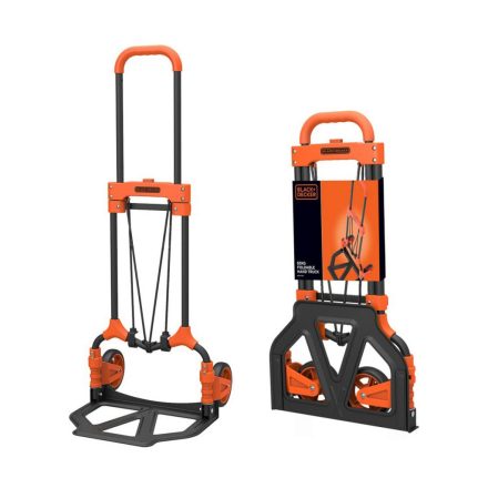 Talicska Black & Decker Fekete Narancszín 65 Kg 40 x 41 x 102 cm Összecsukható MOST 42222 HELYETT 29450 Ft-ért!