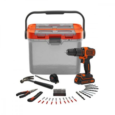 Fúrókészlet és tartozékok Black & Decker bcksb05-qw 18 V MOST 104421 HELYETT 80370 Ft-ért!