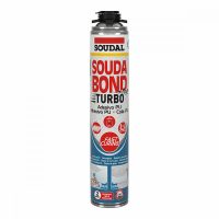   Hab Soudal SoudaBond Turbo Poliuretán Fegyver 750 ml MOST 16675 HELYETT 9979 Ft-ért!