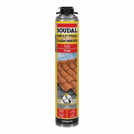 Hab Soudal Poliuretán Fegyver Tető Szürke 750 ml MOST 8840 HELYETT 4961 Ft-ért!