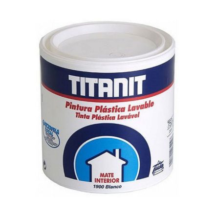 Festék Titanlux Titanit 029190034 Plafon Fali Mosható Fehér 750 ml Matt MOST 11106 HELYETT 6647 Ft-ért!