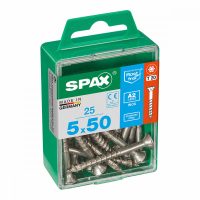   Csavaros doboz SPAX 4197000500502 Fa csavar Lapos fej (5 x 50 mm) (5,0 x 50 mm) MOST 11184 HELYETT 6275 Ft-ért!