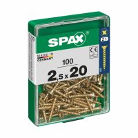   Csavaros doboz SPAX Fa csavar Lapos fej (2,5 x 20 mm) MOST 4865 HELYETT 2546 Ft-ért!