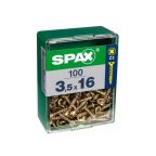   Csavaros doboz SPAX Yellox Fa Lapos fej 100 Darabok (3 x 20 mm) MOST 5128 HELYETT 2687 Ft-ért!