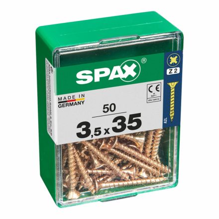 Csavaros doboz SPAX Fa csavar Lapos fej (3,5 x 35 mm) MOST 5313 HELYETT 2786 Ft-ért!