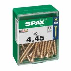   Csavaros doboz SPAX Fa csavar Lapos fej (4 x 45 mm) (4,0 x 45 mm) MOST 5646 HELYETT 2960 Ft-ért!