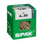   Csavaros doboz SPAX Fa csavar Lapos fej (4,5 x 50 mm) MOST 7788 HELYETT 4374 Ft-ért!