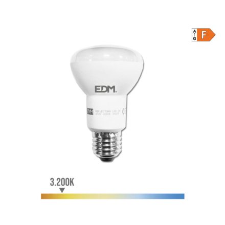 LED Izzók EDM 35477 F 7 W 48 W 37 W E27 600 lm 470 lm Ø 6,3 x 10 cm Tükröző (3200 K) MOST 6342 HELYETT 3324 Ft-ért!