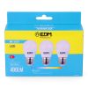 3 db LED-izzó EDM 98203 G 35 W 5 W 50 W E27 400 lm Ø 4,5 x 8 cm (6400 K) MOST 5754 HELYETT 3018 Ft-ért!