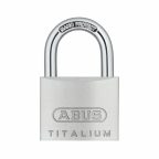   Kulccsal záródó lakat ABUS Titalium 64ti/20 Acél Alumínium normál (2 cm) MOST 6187 HELYETT 3472 Ft-ért!