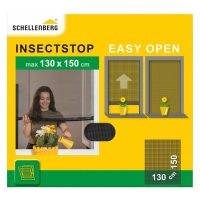   Szúnyogháló Schellenberg Easy Open Antracit (130 x 150 cm) MOST 15685 HELYETT 10566 Ft-ért!