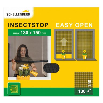 Szúnyogháló Schellenberg Easy Open Antracit (130 x 150 cm) MOST 15685 HELYETT 10566 Ft-ért!