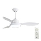   Mennyezeti Ventilátor Lámpával EDM 33817 Arctic Fehér 24 W 38 W 2160 Lm MOST 118010 HELYETT 99717 Ft-ért!