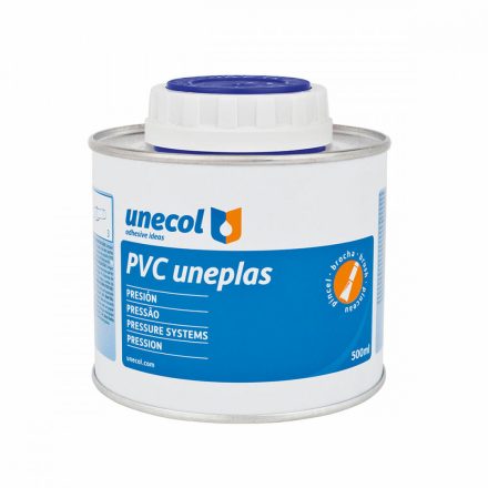 Adhesive for PVC pipe Unecol Uneplas A2041 Ecset 500 ml MOST 15074 HELYETT 9020 Ft-ért!