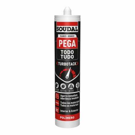 Mounting adhesive Soudal Turbotack 160280 290 ml MOST 11609 HELYETT 6515 Ft-ért!