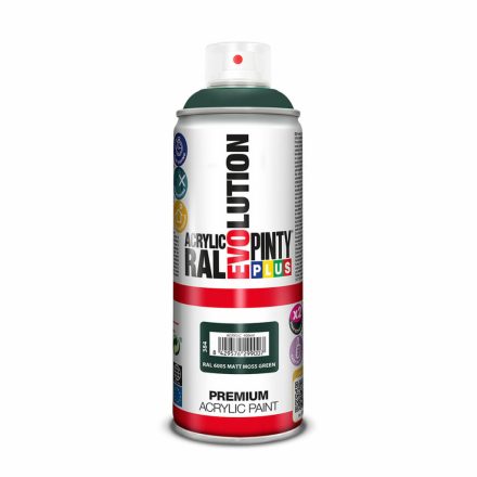 Spray festék Pintyplus Evolution RAL 6005 Moss Green 400 ml Matt MOST 6551 HELYETT 3679 Ft-ért!