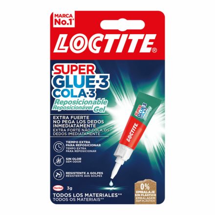 Ragasztó Loctite SuperGlue-3 2943113 3 g Gél MOST 8840 HELYETT 5291 Ft-ért!