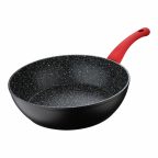   Wok Serpenyő San Ignacio Toledo SG-6252 Ø 28 cm Fekete Alumínium MOST 19653 HELYETT 13237 Ft-ért!