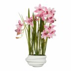   Dekor növény Mica Decorations Cymbidium Poliészter Orchidea 81 x 49 x 40 cm Mesterséges MOST 96594 HELYETT 74343 Ft-ért!