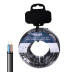   Elektromos kábel tömlő EDM 28724 Fekete 2 x 0,75 mm 10 m H05VV-F MOST 9227 HELYETT 5523 Ft-ért!