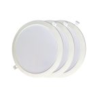   LED-es világítás EDM 31568 18 W Ø 22 x 3,2 cm 3 egység (4000 K) MOST 15747 HELYETT 9425 Ft-ért!