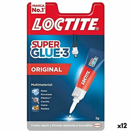 Pillanatragasztó Loctite Super Glue 3 3 g (12 egység) MOST 31626 HELYETT 22819 Ft-ért!