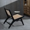 Karosszék Fekete Természetes Fa Rattan Gumifa 60,5 x 73,5 x 72,5 cm MOST 281250 HELYETT 149108 Ft-ért!