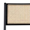 Karosszék Fekete Természetes Fa Rattan Gumifa 60,5 x 73,5 x 72,5 cm MOST 281250 HELYETT 149108 Ft-ért!