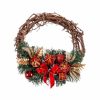 Adventi koszorú Rattan Piros Többszínű PVC 20 x 20 x 10 cm MOST 11130 HELYETT 6242 Ft-ért!