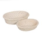   Tálca Fehér Bambusz Rattan 29 x 22 x 7 cm (2 egység) MOST 21339 HELYETT 13683 Ft-ért!