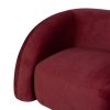 Karosszék Burgundi Fa Foam 100 x 84 x 58 cm MOST 502730 HELYETT 288642 Ft-ért!