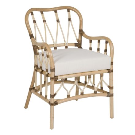 Karosszék Természetes Rattan 58 x 62 x 85 cm MOST 191037 HELYETT 117253 Ft-ért!