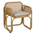   Karosszék Természetes Rattan 62 x 57 x 76,5 cm MOST 200318 HELYETT 121543 Ft-ért!