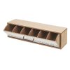 Ékszeres doboz ONE LINE Fehér Fekete Természetes Fa MDF 39 x 10 x 11 cm MOST 10318 HELYETT 6176 Ft-ért!