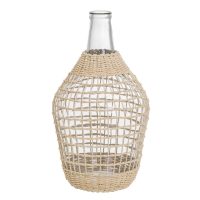   Váza Természetes Üveg Rattan 23 x 23 x 40 cm MOST 30736 HELYETT 17486 Ft-ért!