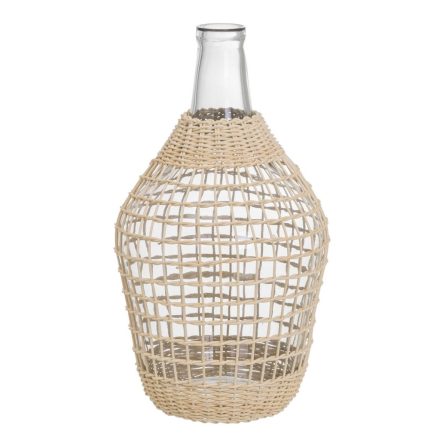 Váza Természetes Üveg Rattan 23 x 23 x 40 cm MOST 30736 HELYETT 17486 Ft-ért!