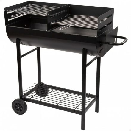 Szén barbecue kerekekkel Aktive Műanyag Zománcozott fém 97 x 96 x 42 cm Fekete MOST 77304 HELYETT 46903 Ft-ért!