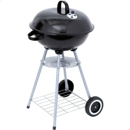 Szén barbecue kerekekkel Aktive Zománcozott fém 46 x 89 x 46 cm Fekete MOST 34766 HELYETT 22778 Ft-ért!