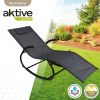 шезлонг Aktive 172 x 75 x 53 cm Fekete MOST 54101 HELYETT 32600 Ft-ért!