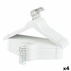   Fogas szett Max Home Fehér Fa Acél 44,5 x 23 x 1 cm 20 Darabok (4 egység) MOST 80282 HELYETT 41099 Ft-ért!