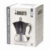 Kotyogós Kávéfőző Bialetti Moka Fekete Rozsdamentes acél Alumínium 200 ml 4 чаши за чай MOST 38919 HELYETT 26523 Ft-ért!